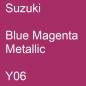 Preview: Suzuki, Blue Magenta Metallic, Y06.